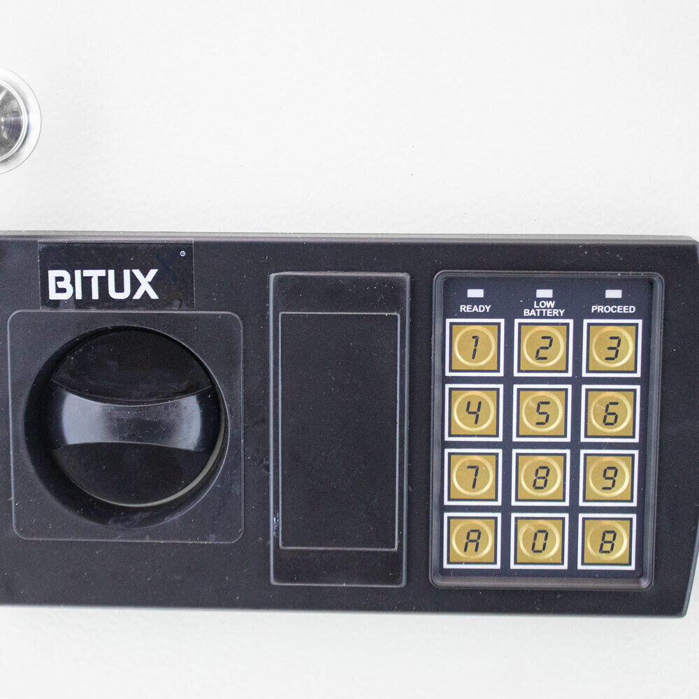 Trezor s elektronickým zámkem pro firmy na klíče 48 háčků BITUXX bílý M18919
